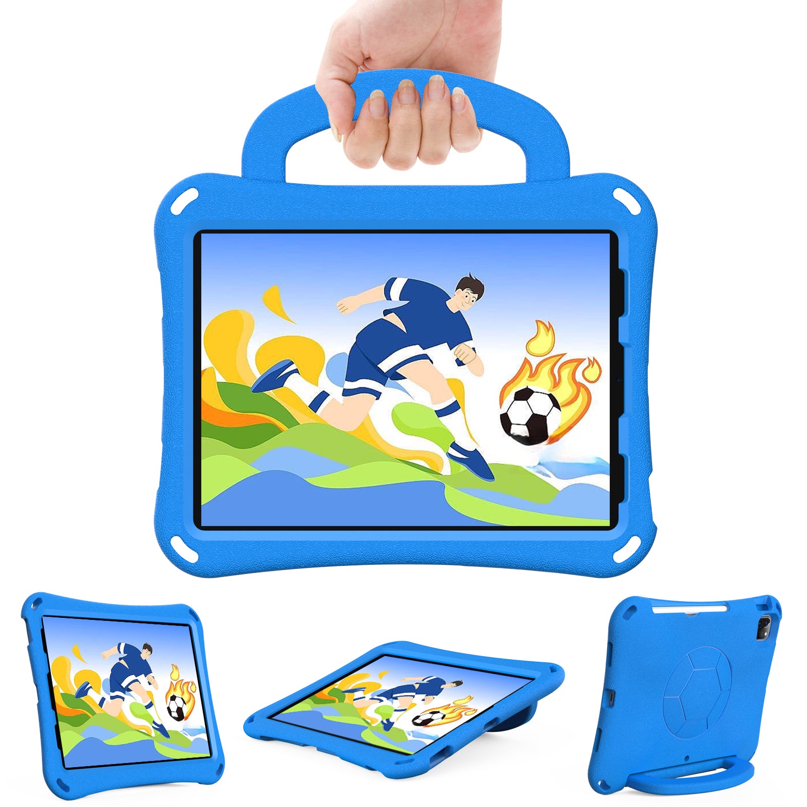 For iPad Pro 11-inch (2018) / (2020) / (2021) / iPad Air (2022) / (2020) Case Kickstand EVA Tablet Cover For iPad Pro 11-inch (2018) / (2020) / (2021) / iPad Air (2022) / (2020) Case Kickstand EVA Tablet Cover